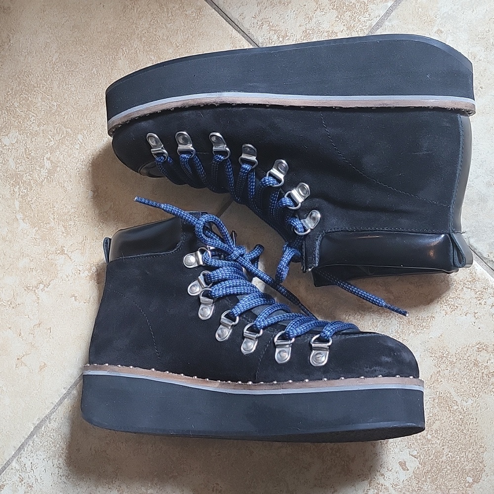Free People Black Ankle Booties - Picture 6 of 9